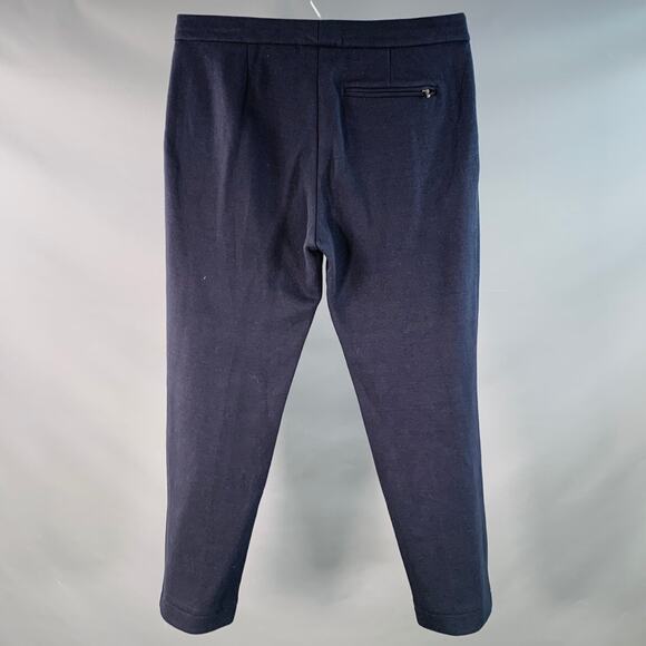 JAMES PERSE Size 34 Navy Cotton Blend Zip Pockets Tapered Casual Pants - Picture 2 of 5